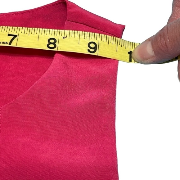 Sachin + Babi Jasmine Raspberry Colored Pleated Sheath Dress Size 4 - Picture 9 of 13